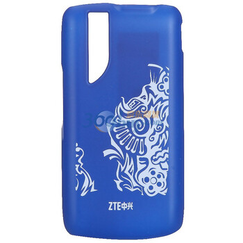 中兴（ZTE）SV811 原装手机PC保护壳_中国风图腾_橡胶蓝 适用于中兴V880/U880/N880