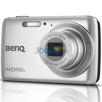 明基（BenQ） AE110 数码相机 银色（1400万像素 2.7英寸液晶屏 5倍光学变焦 25mm广角）