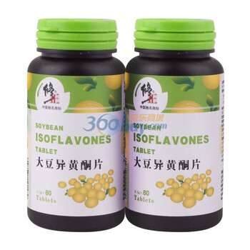 修正药业 大豆异黄酮 60粒/瓶*2瓶 抗皱防衰老 改善更年期综合症