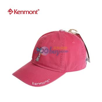 kenmont凯蒙特帽子春夏女士男士棒球帽子休闲帽KM-0227-25灯塔图 桃红 58