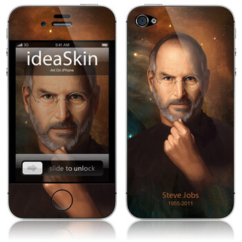 ideaSkin iPhone 4S 乔布斯肖像 手机外壳保护套皮贴膜 CJLC982139