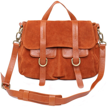 喆代仁LE DECADE Van Wyck Medium Crossbody个性真皮单肩包 210909 浅棕色