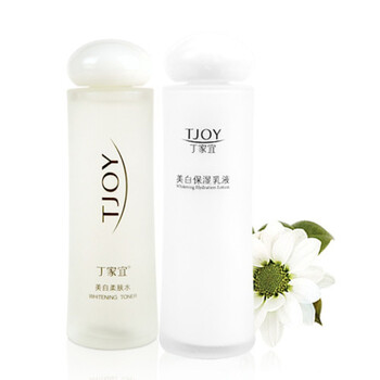 丁家宜 美白柔肤水100ml+美白保湿乳液100g