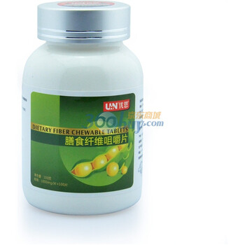 膳食纤维 优恩UN膳食纤维咀嚼片1000mg/片*100片