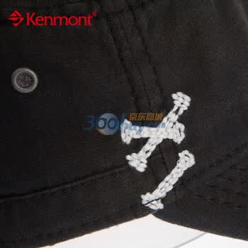 Kenmont凯蒙特 怀旧军帽/平顶帽 牛皮帽檐 水洗效果 KM-0313 黄色 58