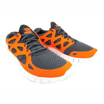 `Nike 耐克 男子跑步鞋 443815 018 灰/黑/橙 43