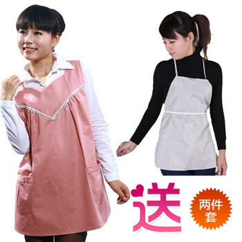尤美银纤维防辐射服套餐 买一送一 UM1093+YW003 粉红色 均码
