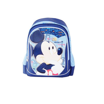迪士尼/Disney 米奇儿童学生书包 双肩背包 CL-M0376D（深蓝） 蓝色