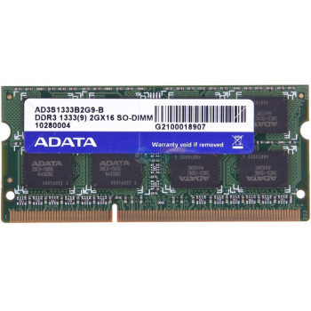 威刚（ADATA）DDR3 1333 2G笔记本内存