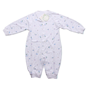 婴之谷2011秋季新品 双面莫代尔连身装 T2579 蓝色 73码