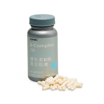 GNC健安喜维生素B族复合胶囊90片/瓶(进口)