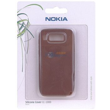诺基亚（Nokia）E72（棕色）CC-1000手机原装硅胶套（原包）