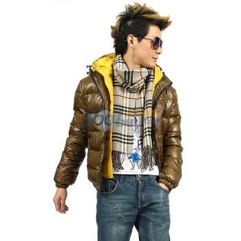 GTHOMME 时尚连帽 羽绒服 2275 咖啡色 XL/180