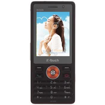 K-Touch 天语 W306 3G手机（黑色 联通）