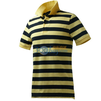 Giordano佐丹奴 Polo 男撞色自由间修身珠地Polo 01011008 土黄 S