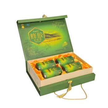 蜂之语国产蜂胶软胶囊 500mg*100粒*4瓶 国软4瓶装礼盒