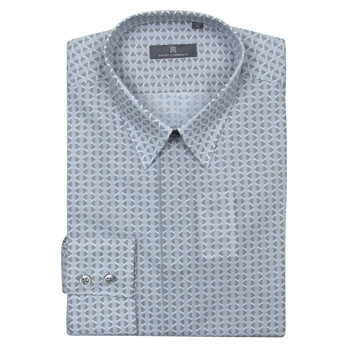 顺美 SMART GARMENTS 春秋男士商务正装 纯棉长袖衬衫101216 44