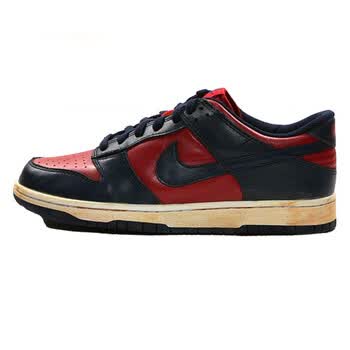 Nike/耐克 446242-601 NIKE DUNK LOW VNTG CF 男士板鞋 黑色 43