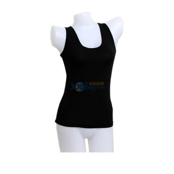 clostyle洛黛尔莫代尔棉百搭舒适纯色T-Shirt打底外穿两用 黑色 M