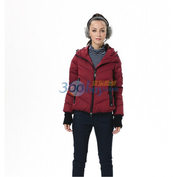 波司登 2011新款 羽绒服 女连帽短休闲款 BR2232 红色 185/104A(XXXL)