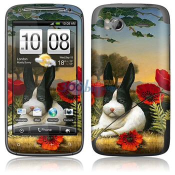 ideaSkin HTC G14/G18/Sensation XE/Z710E/Pyramid 昏昏欲睡的野兔 外壳保护贴膜 DAYC852104