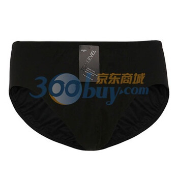 爱慕先生中腰三角裤170S丝光棉NS22761 黑色 185