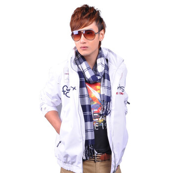 ［FYNEX］2011新款男装外套冬装 男士风衣带帽短款风衣三色FQ519 红色 XXL/180