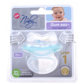 Nuby努比“自然乳感”系列硅胶舒牙器（1阶段）