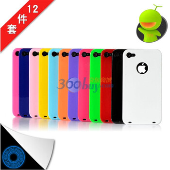 哈密瓜（hamimelon） HM9910 12件套 升级版钢琴烤漆 iphone4手机套 保护套 外壳 12色限量珍藏版