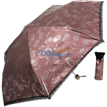 2012年新款 天堂伞 防紫外线 防晒 晴雨伞 3303E苹果乐园 8号粉