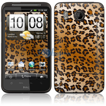 ideaSkin HTC Desire HD/G10/G7HD/A919/大坏蛋 狂野棕色豹纹 手机外壳保护套皮贴膜 ENDASA010415