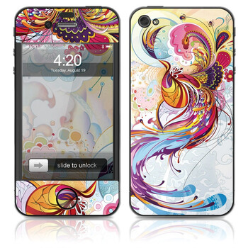 ideaSkin iPhone 4 凤凰于飞 手机外壳保护套皮贴膜 ENCJKB311020
