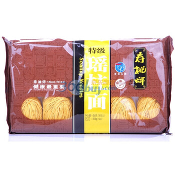 香港寿桃牌 特级 瑶柱面 共4袋*454g袋