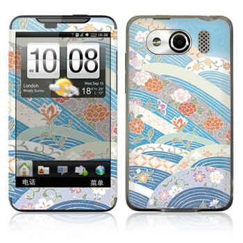 ideaSkin HTC T9199 / Z510D / 双擎/双擎S 浪花层层 机身贴膜 保护膜 皮肤 BDFA010284