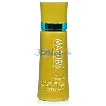MARUBI 丸美金沙海蓝防晒精华隔离乳SPF18