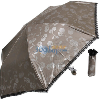 天堂伞 2012年新款系列 防紫外线 防晒 晴雨伞 3303E苹果乐园 10号香槟