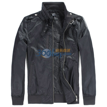 swsport七匹狼运动 春装新品夹克 休闲修身舒适外套 151168 黑色 XXXXL(190/58A)
