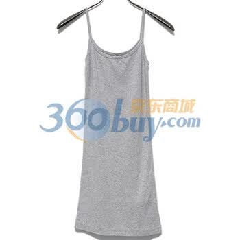 时尚起义 韩国多色入基本打底吊带 女585490 冷灰色 one