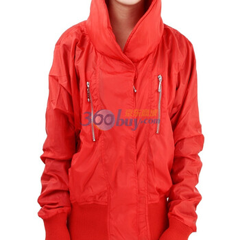 卡尔卡耐KarlKani 秋冬新品 时尚立领女士风衣外套 女装 51321105 红色 L
