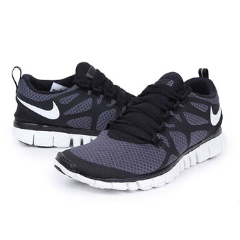 `Nike 耐克 女子跑步鞋 454079 001 深灰/白/黑 37.5