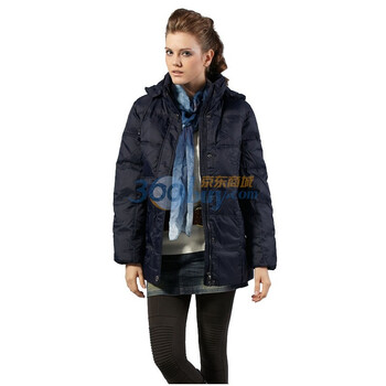 太阳谷 中老年羽绒服女装鸭绒冬装 大码妈妈装 x1030 藏蓝色 4XL