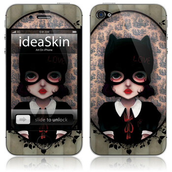 ideaskin 苹果apple iphone 4/4s 凉拌卷心菜我的最爱 机身贴膜 手机贴纸 保护套 皮肤 CJHA621737