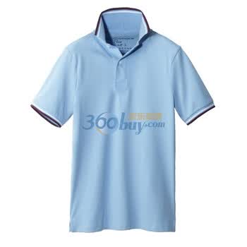 Giordano佐丹奴 Polo 男缤纷撞色边扁机领修身 Polo 01012001 藏蓝 XL