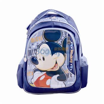 迪士尼/Disney 米奇米妮双肩书包 学生书包 M0371 三色可选 深蓝色