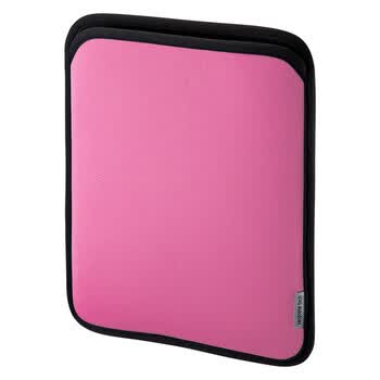 日本SANWA SUPPLY PDA-IPAD23P IPAD2高级氯丁橡胶保护包 高防震系数 粉红色