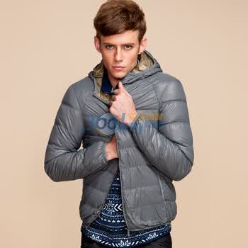 斯波帝卡SPORTICA新品轻薄炫色便携式羽绒服男士系列 灰色 XXL