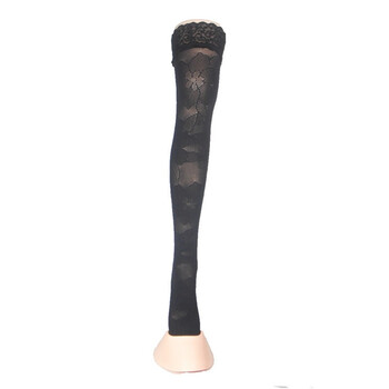 莉华芝LEVANTE意大利原产进口魅力绣花女式高筒丝袜黑色110DENI273 3