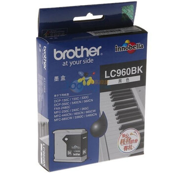 兄弟(brother) LC960BK 黑色墨盒 (适用DCP-330C 540CN 240C)