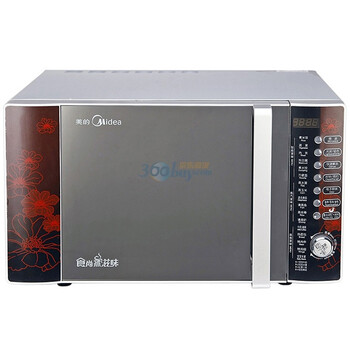 美的（Midea）AG823LC5-NRH 智能平板 微波炉 （红黑色）