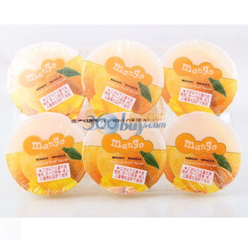 台湾 ABC菠萝味果冻+ABC芒果味果冻+ABC葡萄味果冻(含椰果)498g*3包 3种口味